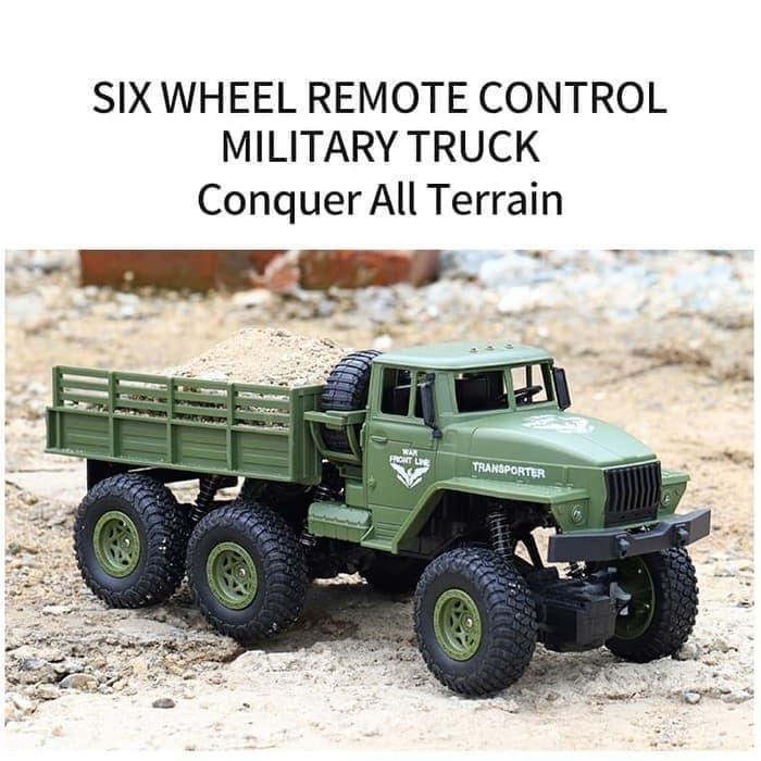 RC Military Truck JJRC Q-68 Q68 Truk 1/18 Off Road 6WD