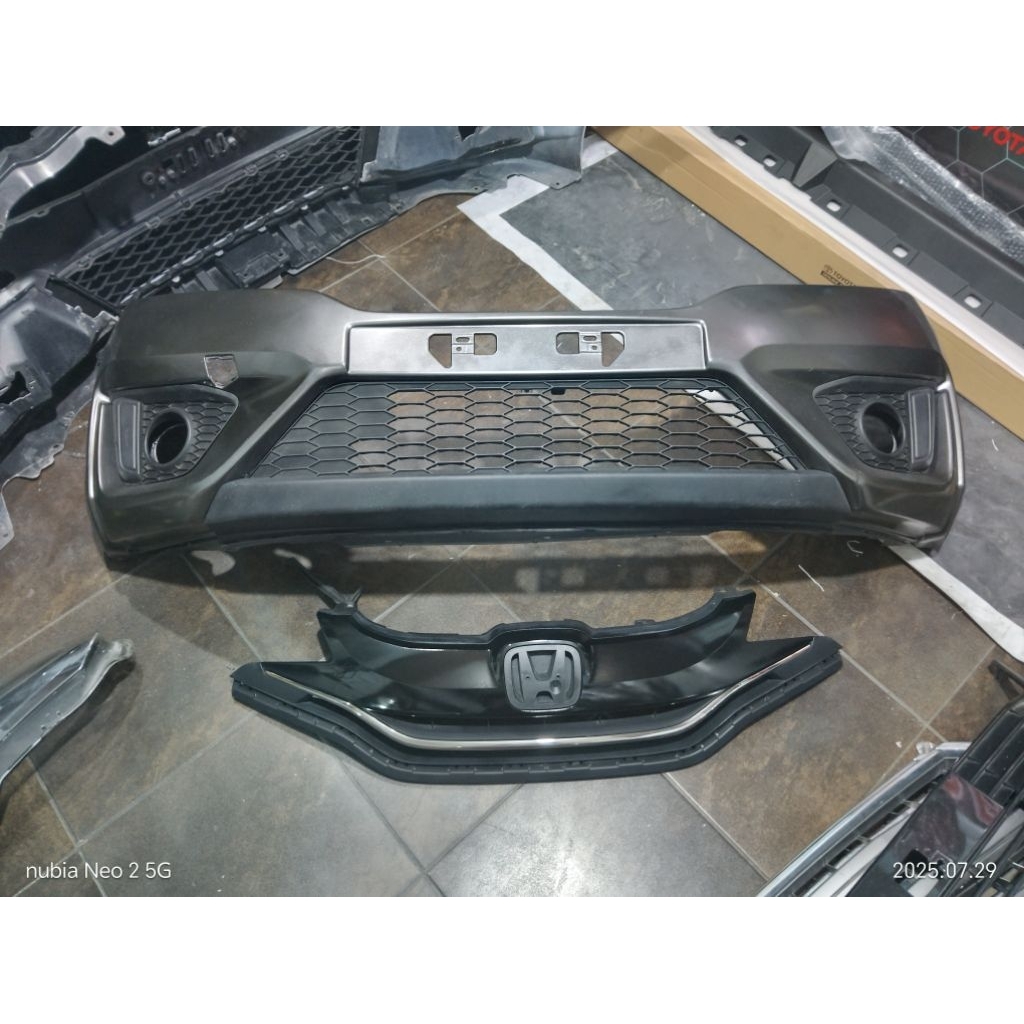 bemper depan jazz 2016-2018 non facelift original