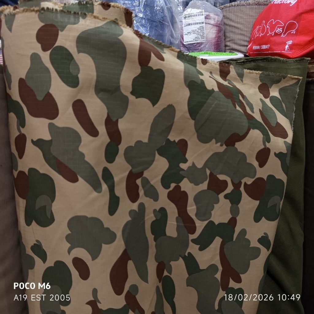 HARGA/0,5 M | BAHAN RIPSTOP PREMIUM | KAIN RIBSTOP | BAHAN BULTOP | KAIN CAMO ARMY | BAHAN REALTREE