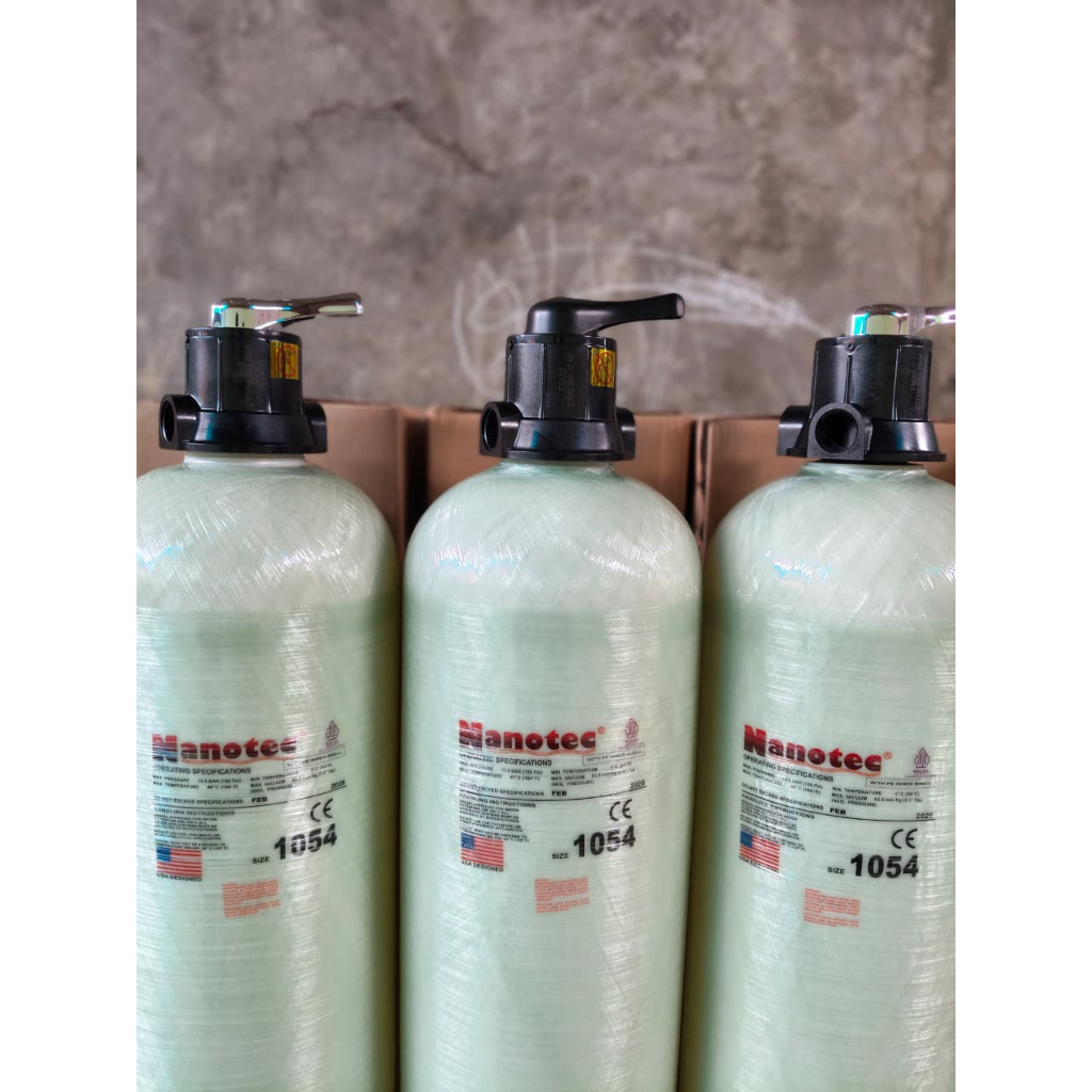 Tabung Filter Air FRP 1054 Nanotec (10" X 54") - Tabung Filter Fiber 1054 Nanotec Saringan Air