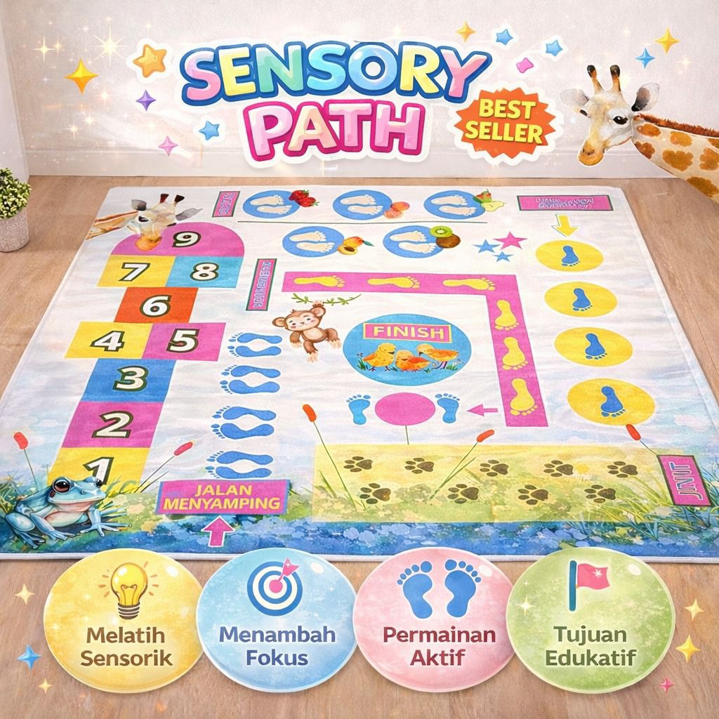 Sensory Path Mainan Edukasi Engklek