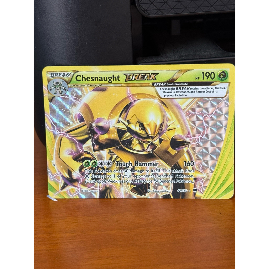 Chesnaught break pokemon breakthrough 12/162 pokemon tcg inggris
