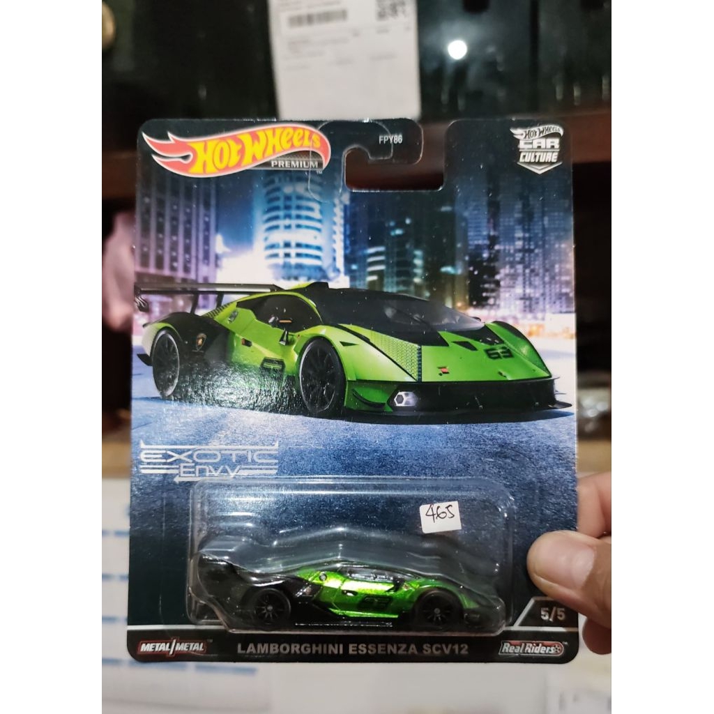 Ready HOT WHEELS EXOTIC ENVY LAMBORGHINI ESSENZA SCV12 NOT MINT