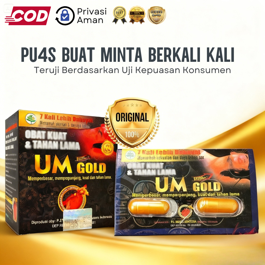 UM GOLD KAPSUL | Urat Madu Gold Original 100% Kapsul | UM Gold Blister | Urat Madu 100% Original | J