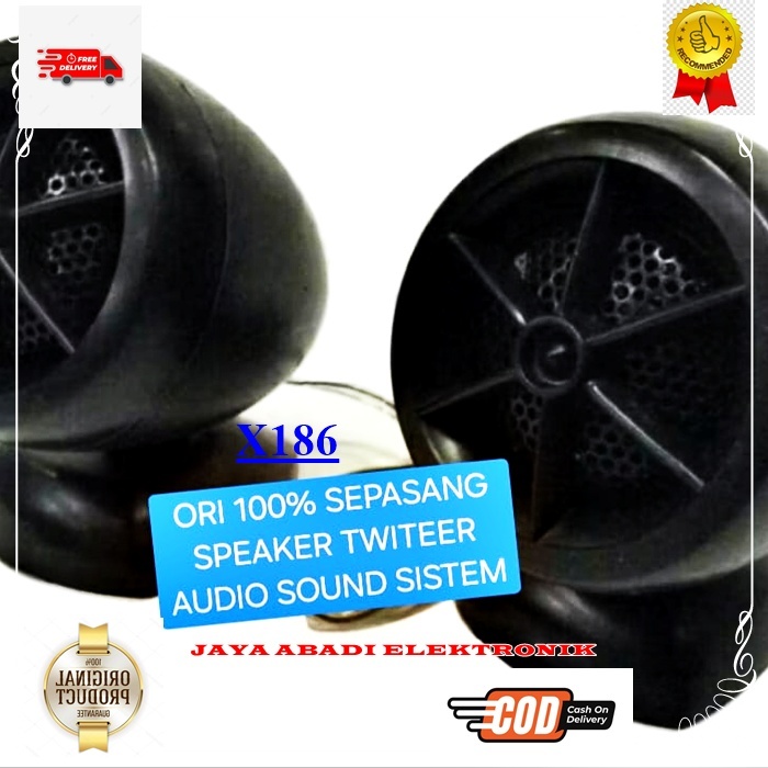X186 pasif suara coil booster Piezo tweeter super G18 SEPASANG 1 SET DUA PCS treble twiter spk mini 