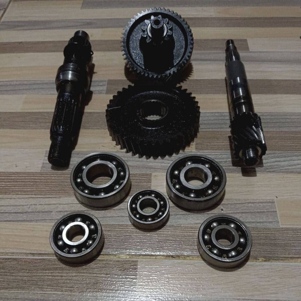 GIGI RASIO GARDAN YAMAHA MIO M3 SATU SET ORIGINAL BEKAS COPOTAN