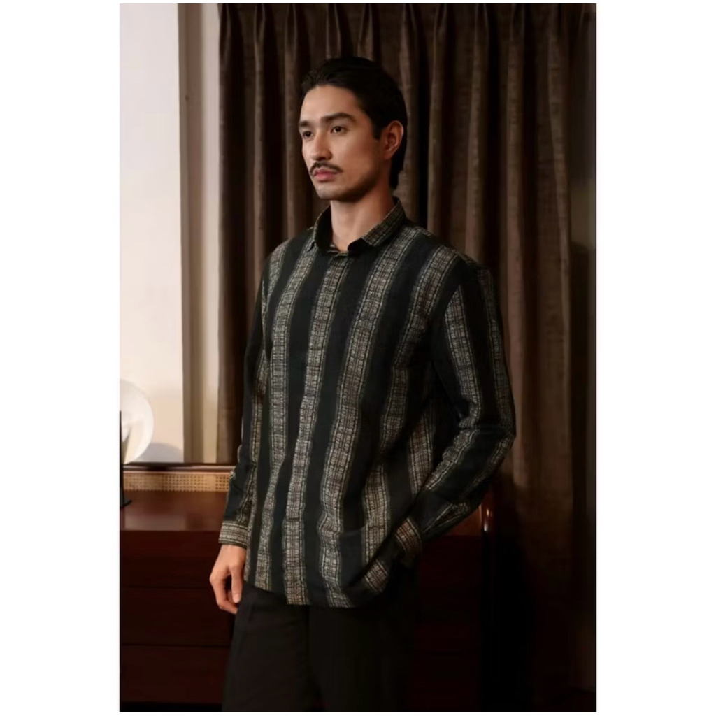 Heymale Sarimbit Serasi Shirt Long Sleeve - Black