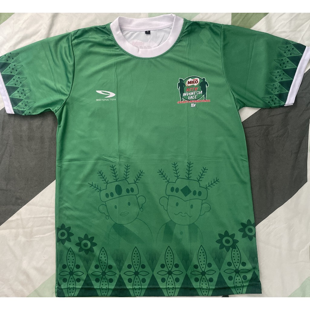 Preloved Jersey Lari (Running Jersey) MILO RUN 2025 // Brand 910 // Size S