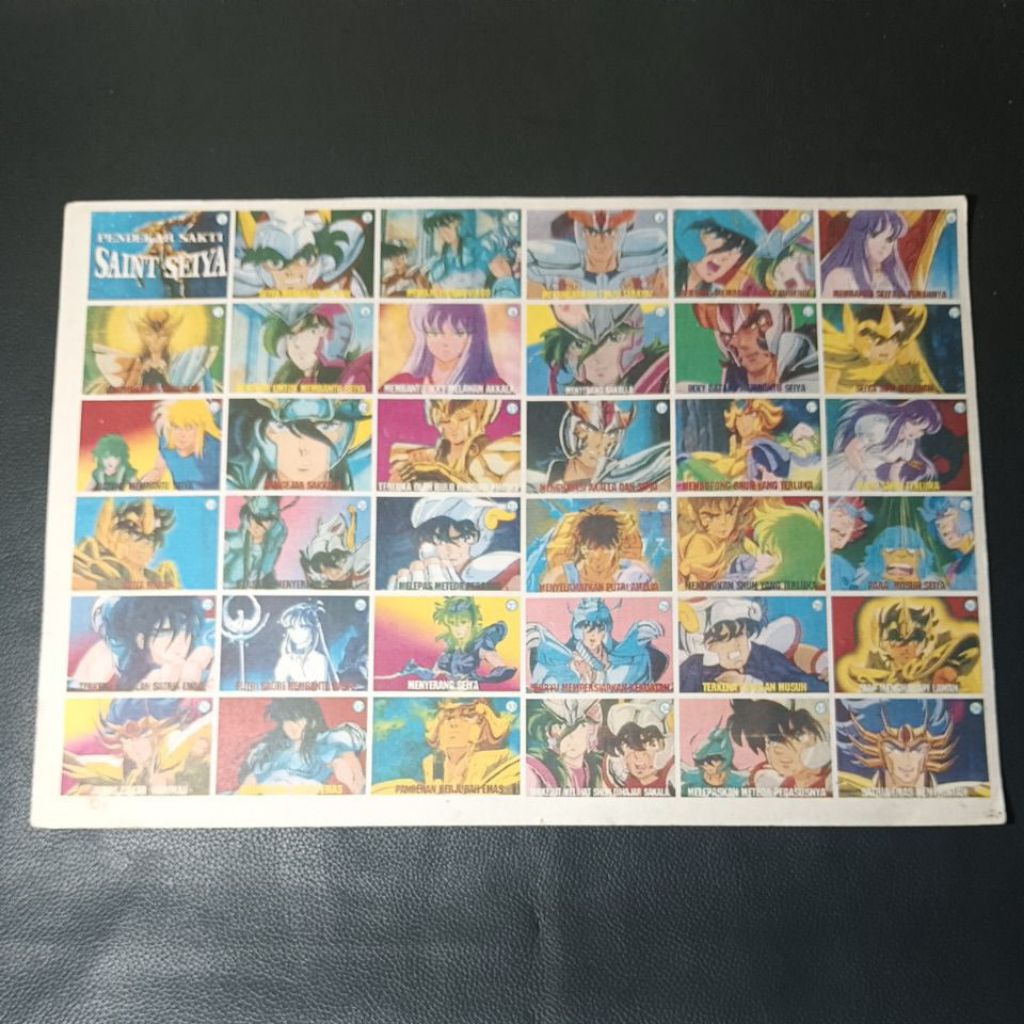 Gambar umbul lawas pendekar sakti saint seiya isi 36 kotak