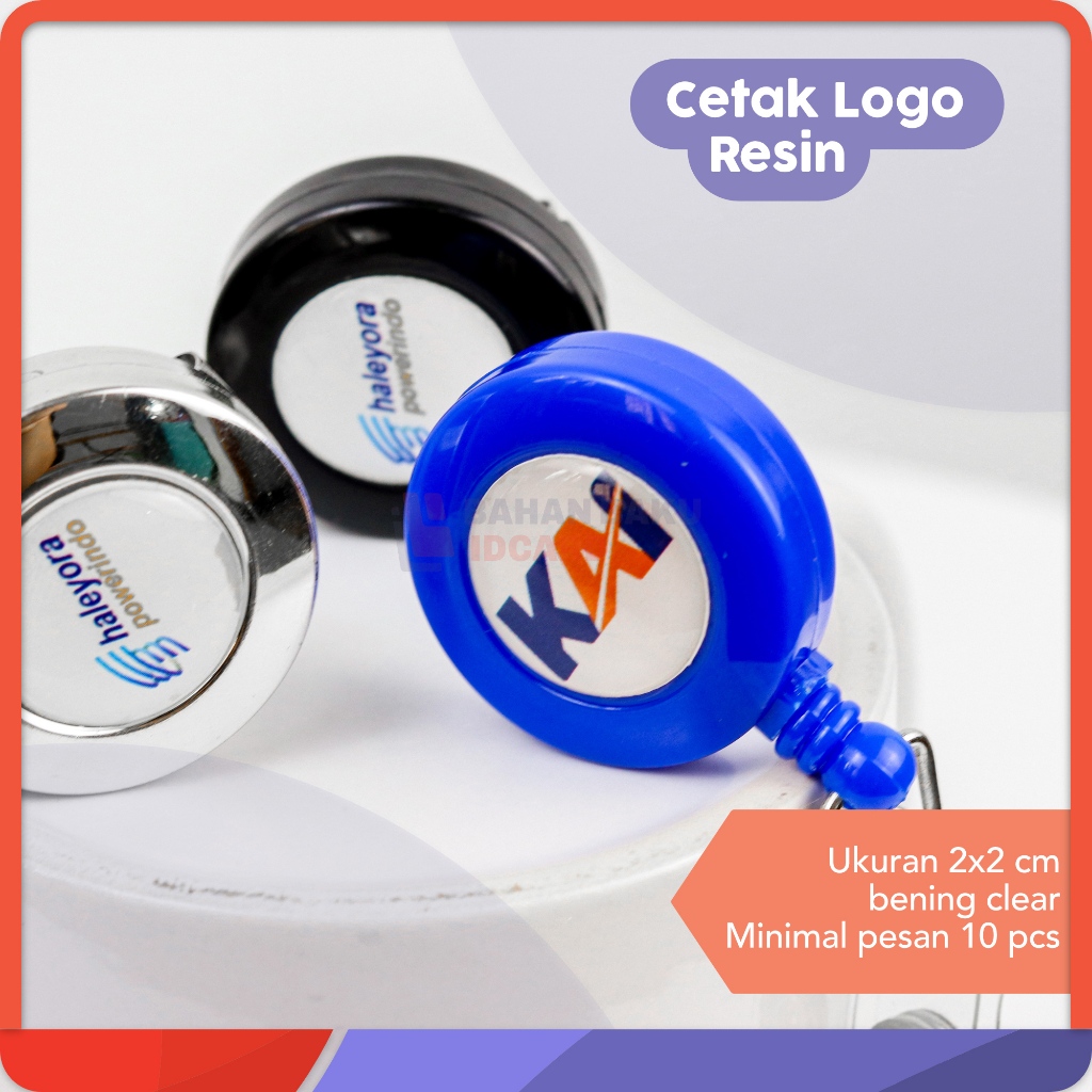 CETAK RESIN LOGO PERUSAHAAN UNTUK YOYO