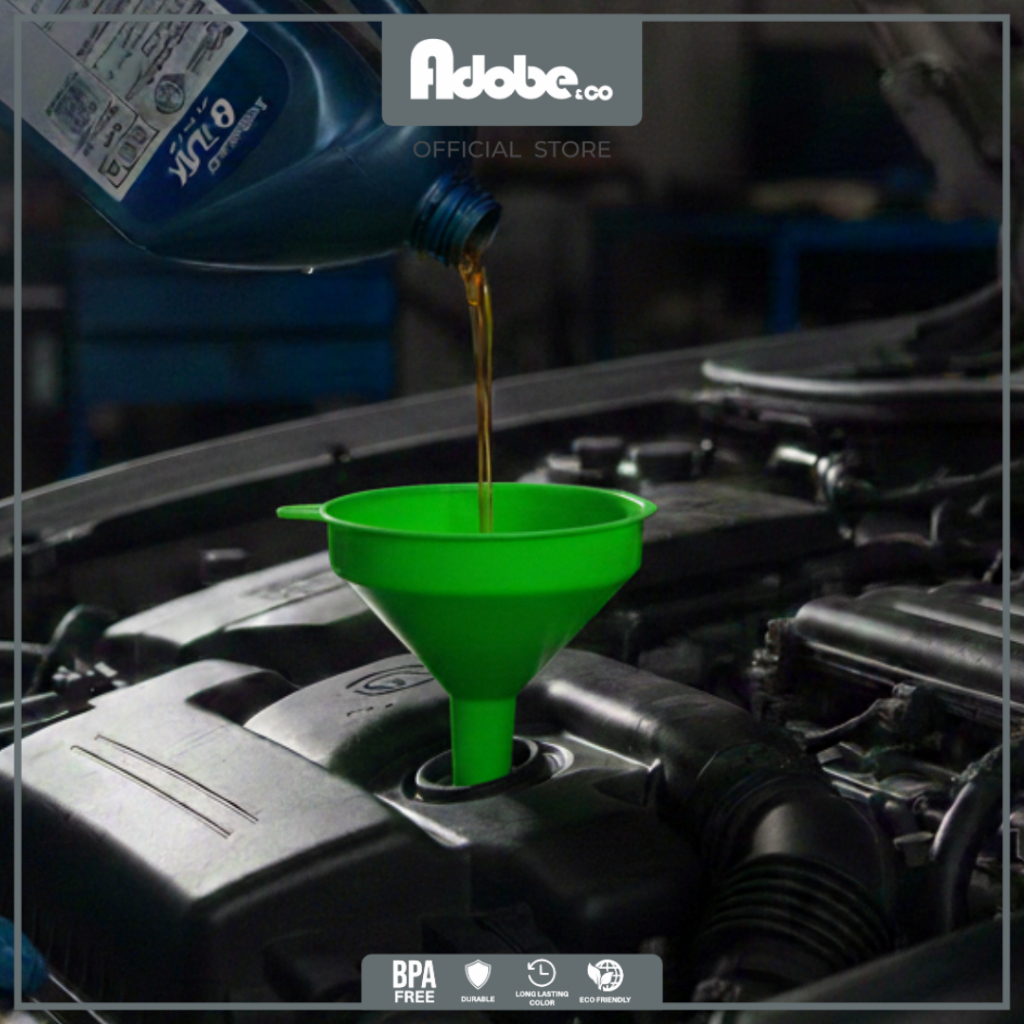 CORONG MINYAK 20 CM / CORONG MINYAK PLASTIK / CORONG ANTI TUMPAH - Adobe&Co