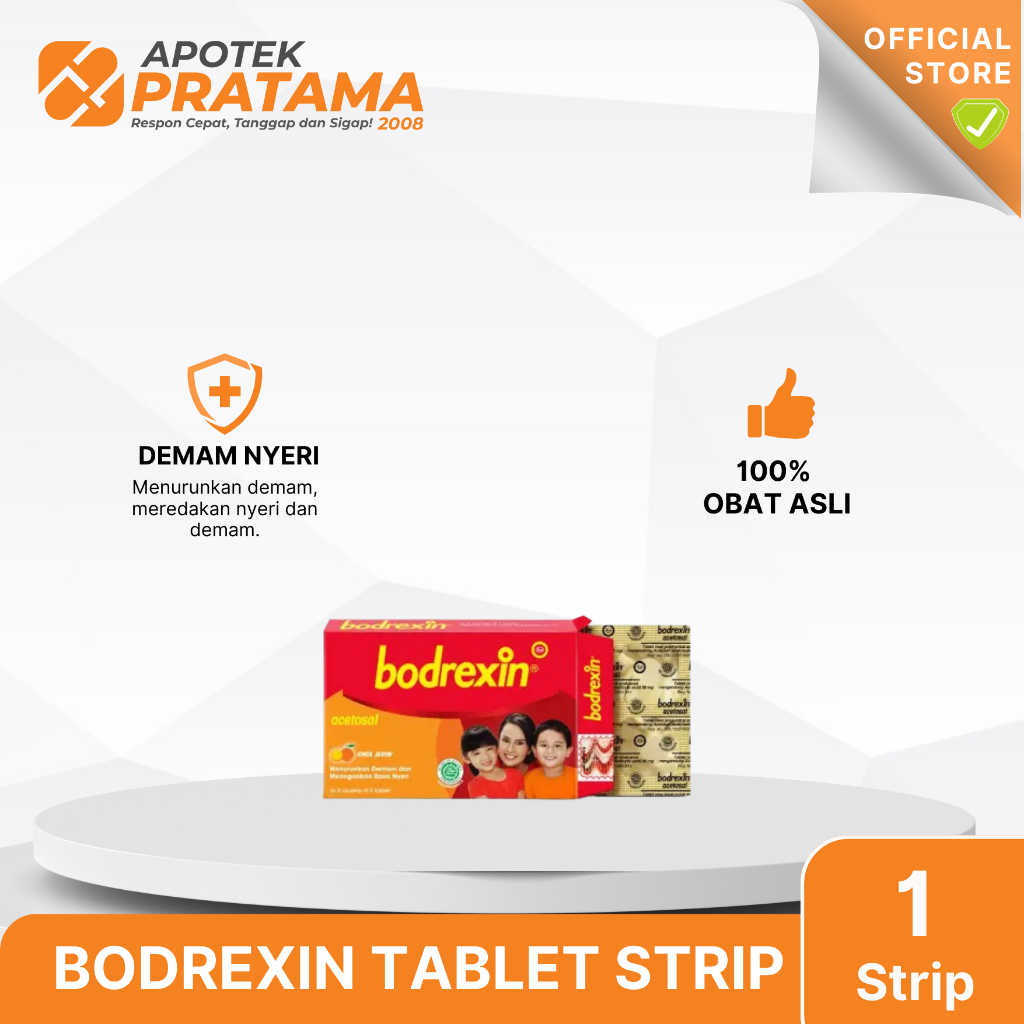 BODREXIN STRIP TABLET / BODREXIN DEMAM