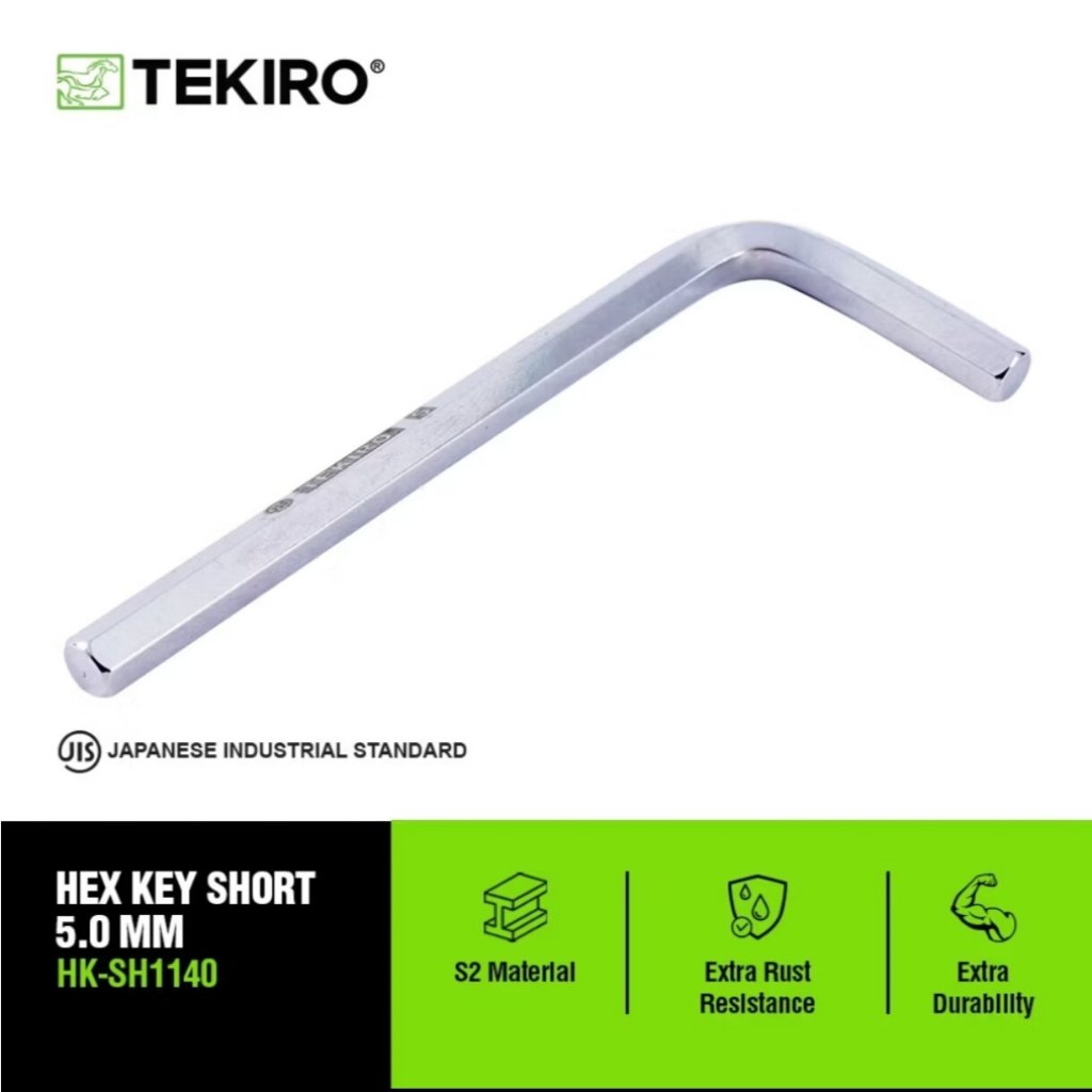 KUNCI L PENDEK "TEKIRO" VARIAN 5MM & 6 MM || KUNCIL L PENDEK TEKIRO SATUAN