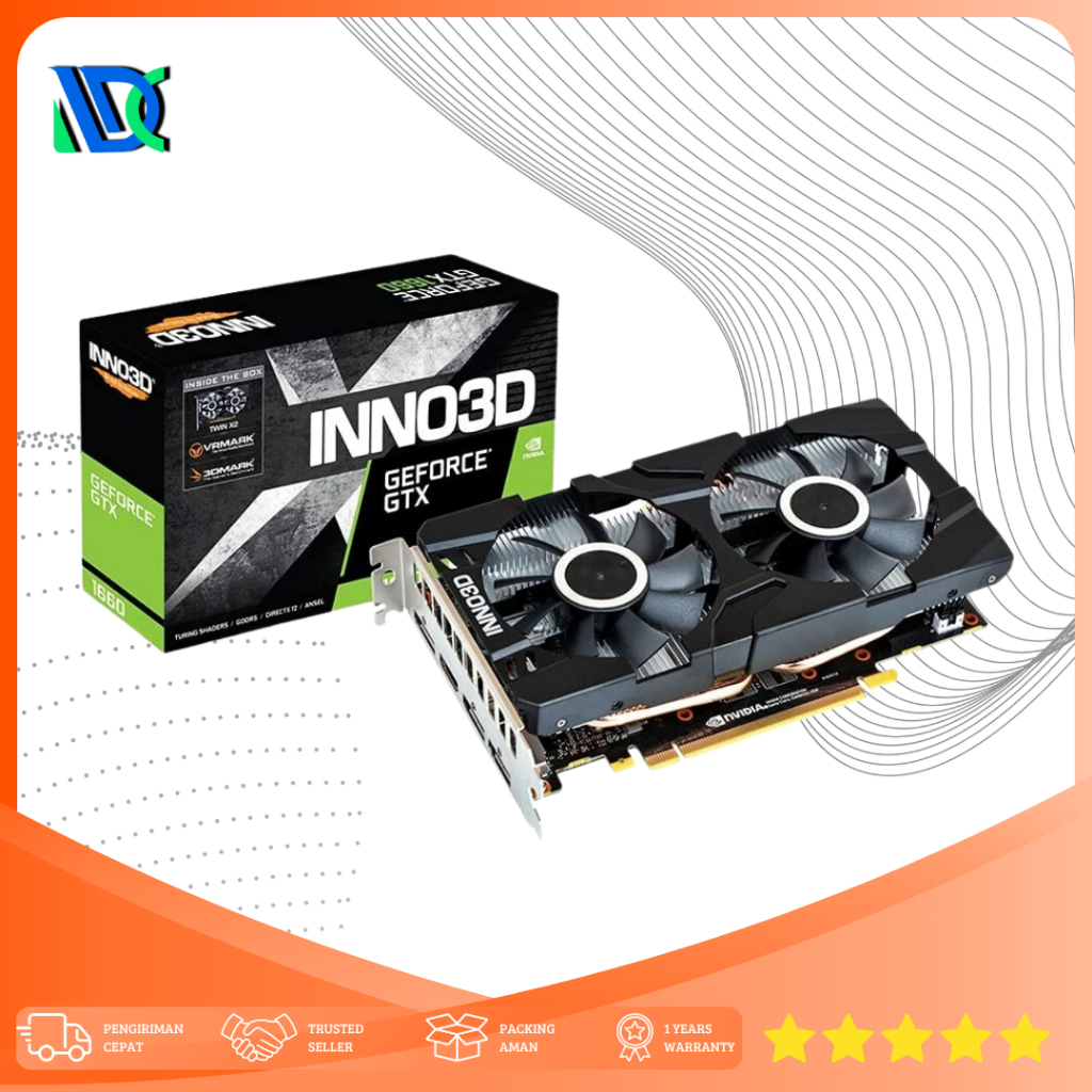 VGA INNO3D GEFORCE GTX 1660 TWIN X2 6GB DDR5