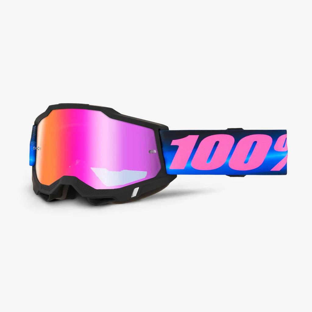 Goggle 100% Accuri 2 Superdome Dark Red Mirror / Kacamata Motocross Original