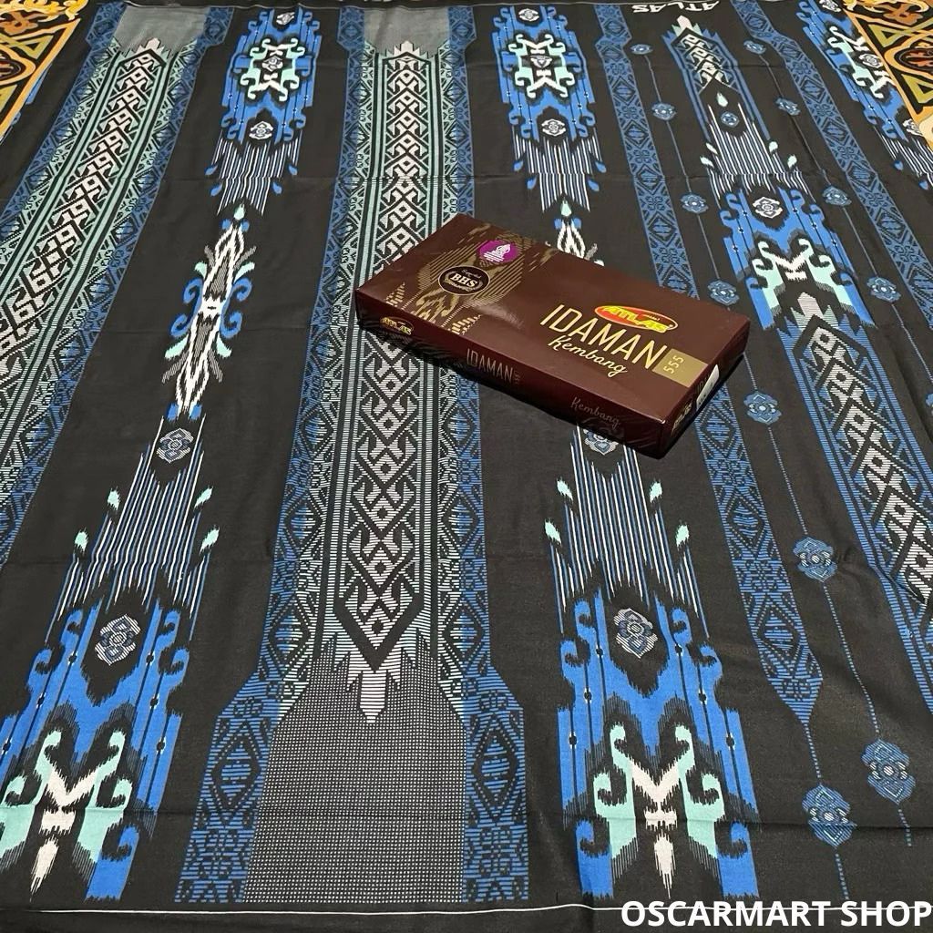 Sarung Atlas idaman kembang Harmoni Motif BHS original New