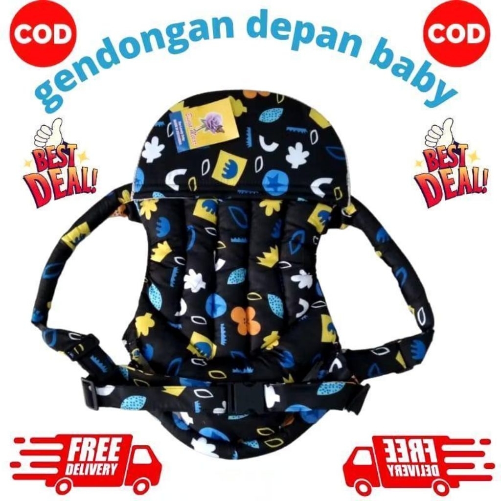 Gendongan bayi/gendongan baby / gendongan depan bayi / gendongan depan motif/ gendongan depan karakt