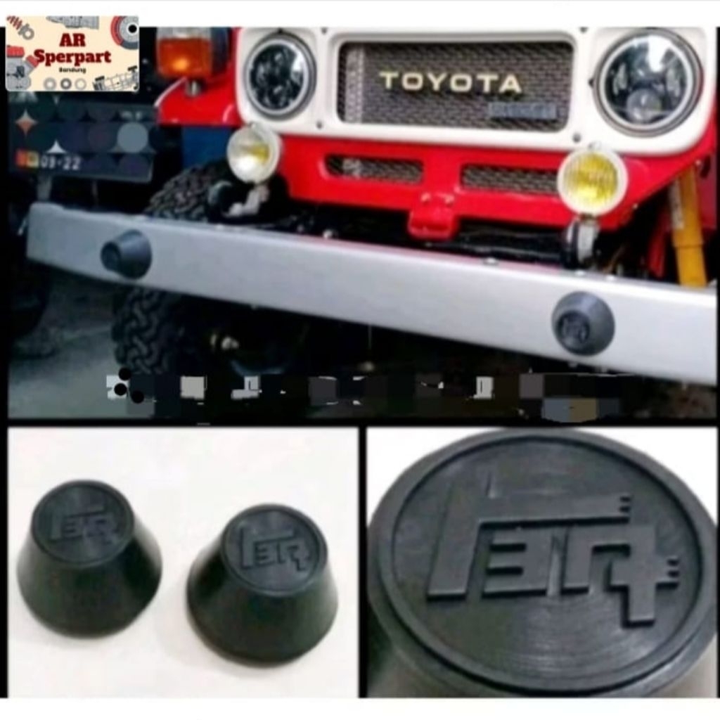KARET FRONT KERUCUT BUMPER DEPAN BELAKANG HARDTOP 1F 2F BJ FJ LAND CRUISER