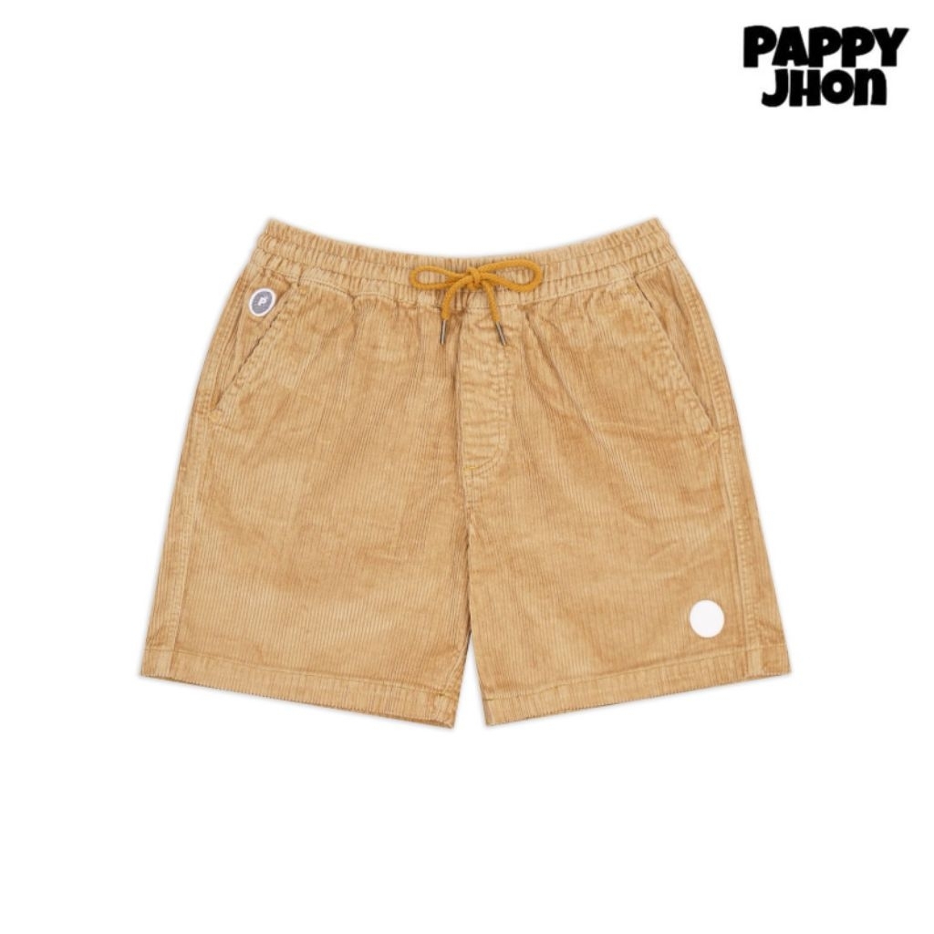 PAPPYJHON - Celana Pendek Corduroy Khaki -Celana Santai Pria