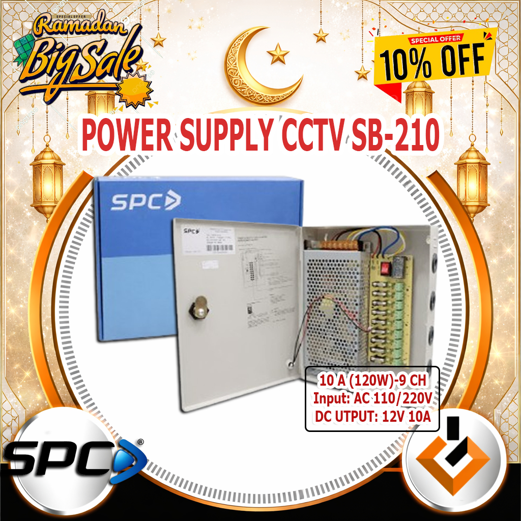 POWER SUPPLY PSU CCTV SPC ORIGINAL 12V SN110 SN120 SN210 SN220