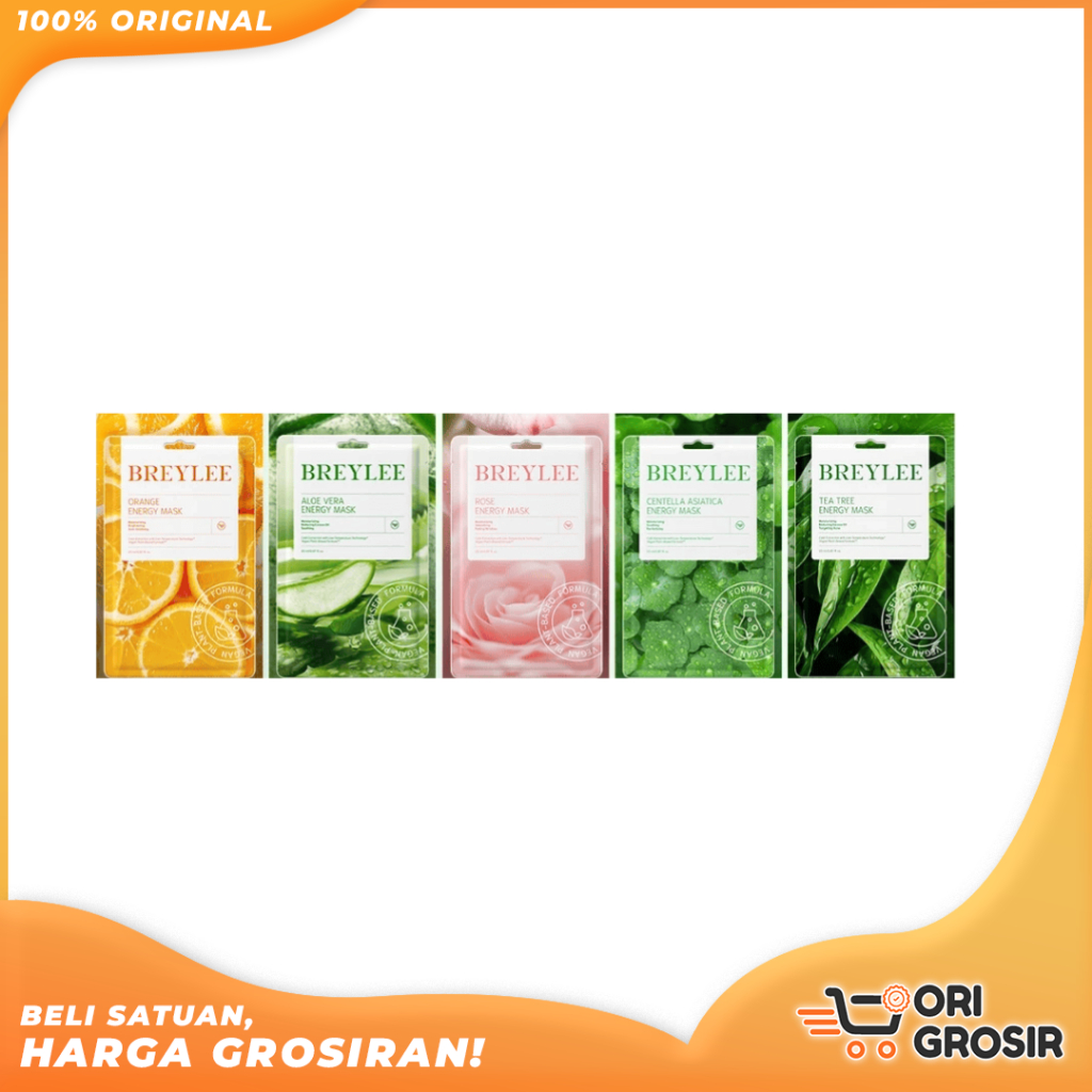 ORI GROSIR | BREYLEE BOTANICAL EXTRACT SHEET MASK SERIES Mask