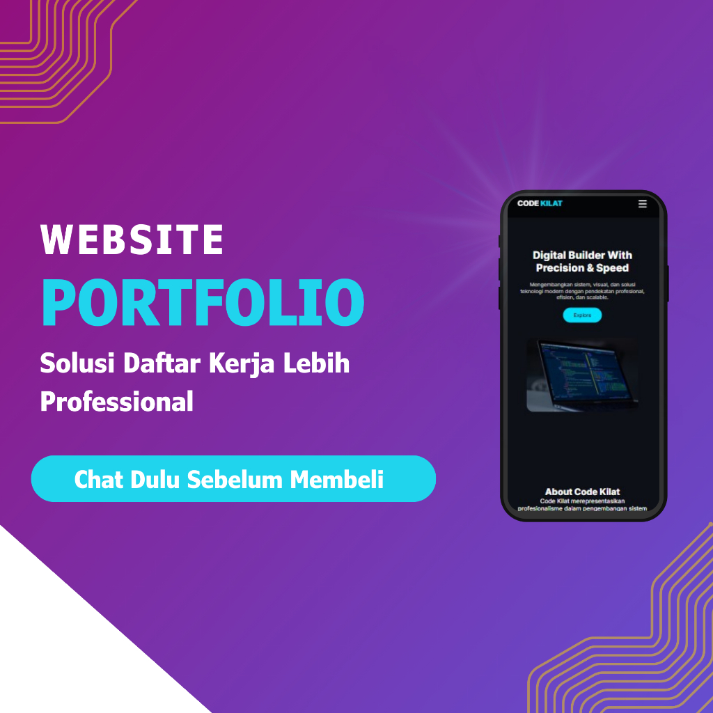 Website CV & Portofolio Profesional Free Hosting