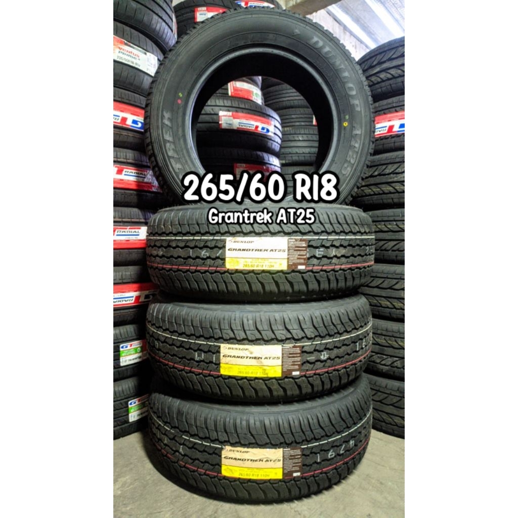 Ban baru Dunlop Grandtrek 265/60 R18 AT25