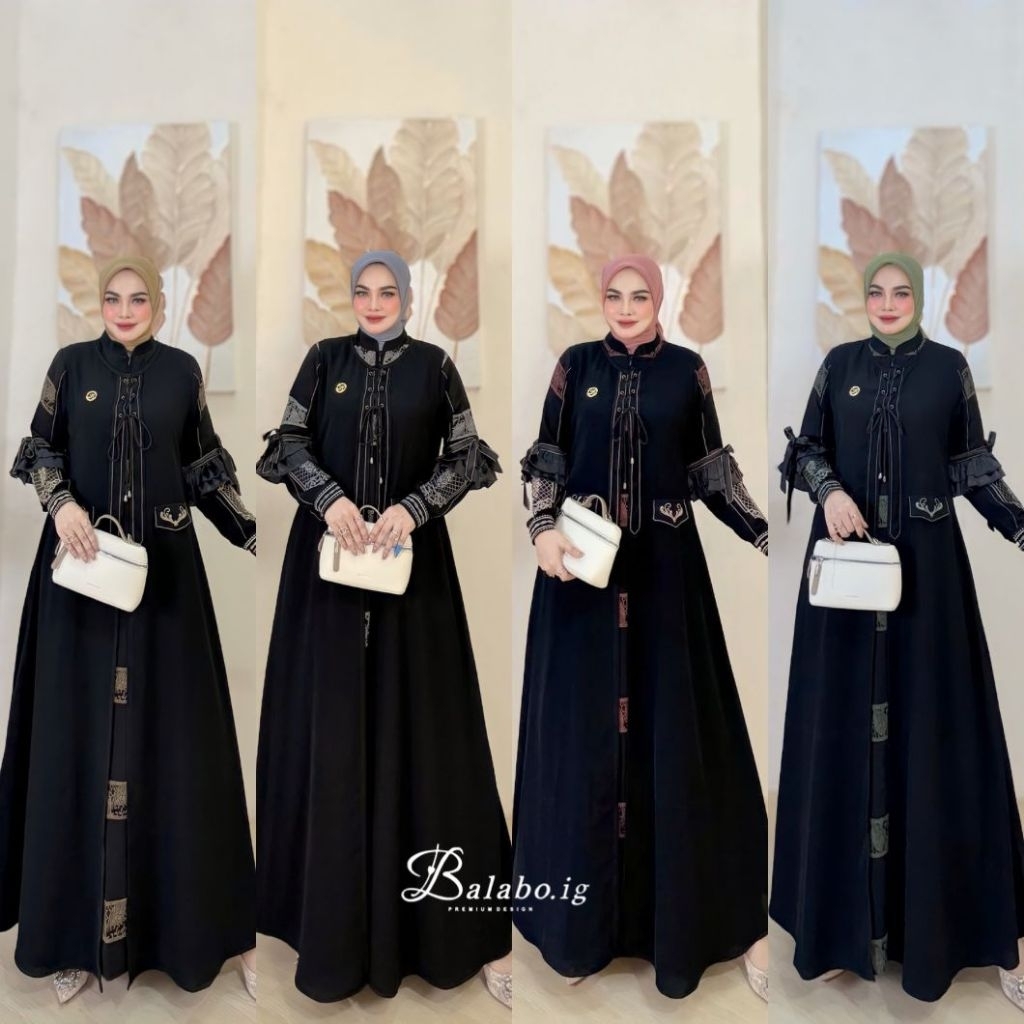 SHANUM DRESS BY BALABO//BALABO ORIGINAL//GAMIS LEBARAN