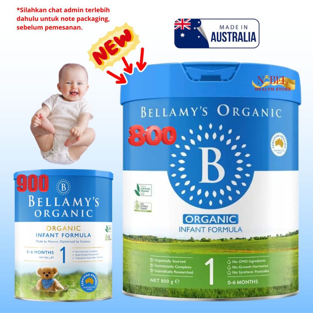 Bellamys Step 1 Infant 0-6 Months Formula 800g