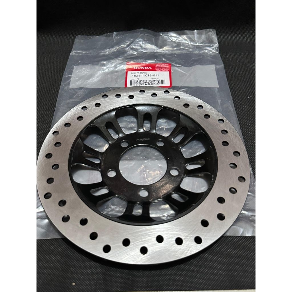 Piringan Cakram Depan K18 Honda Verza 150 Jari Jari CB Verza 150 Jari Jari Suntar Quality