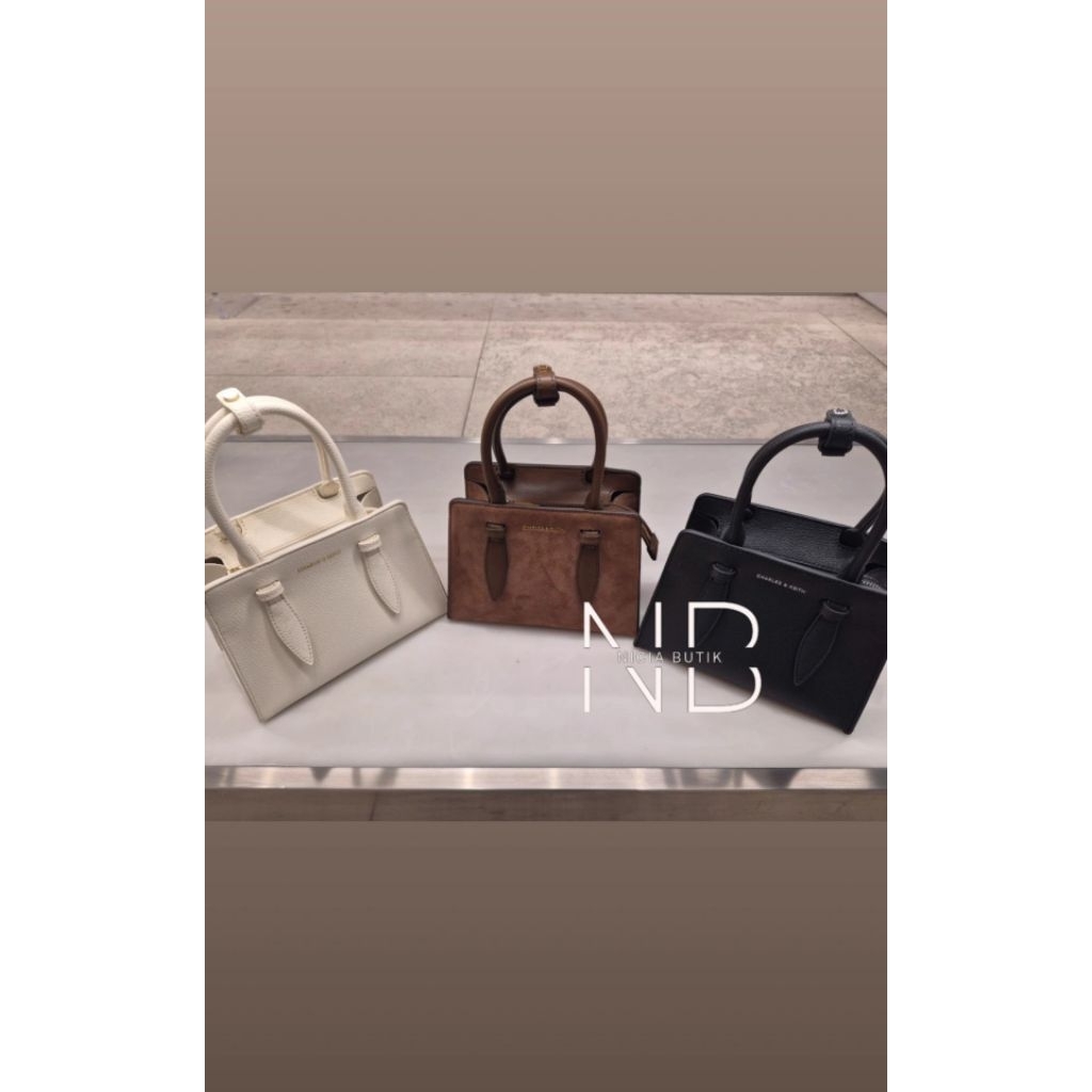 Tas ck tote trapeze structured allyn - recycled suede