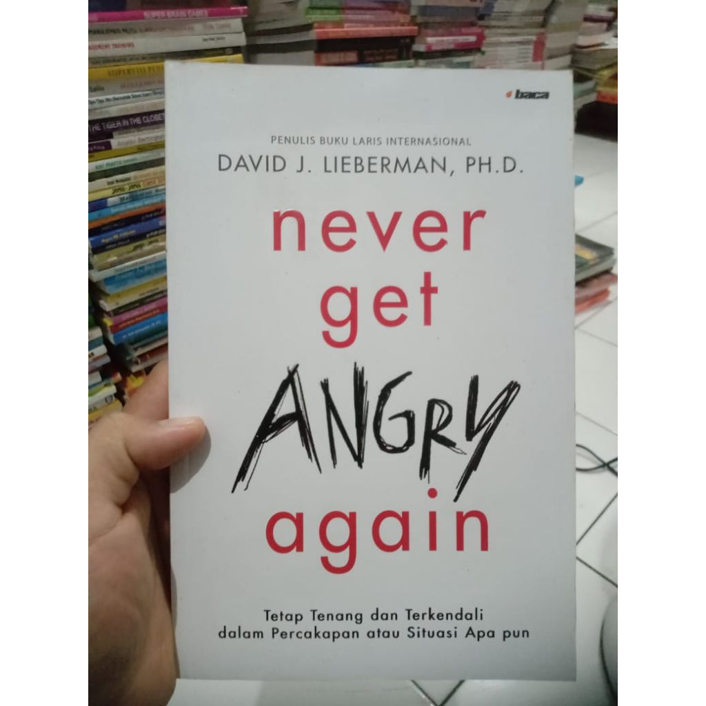 BUKU ORIGINAL NEVER GET ANGRY AGAIN