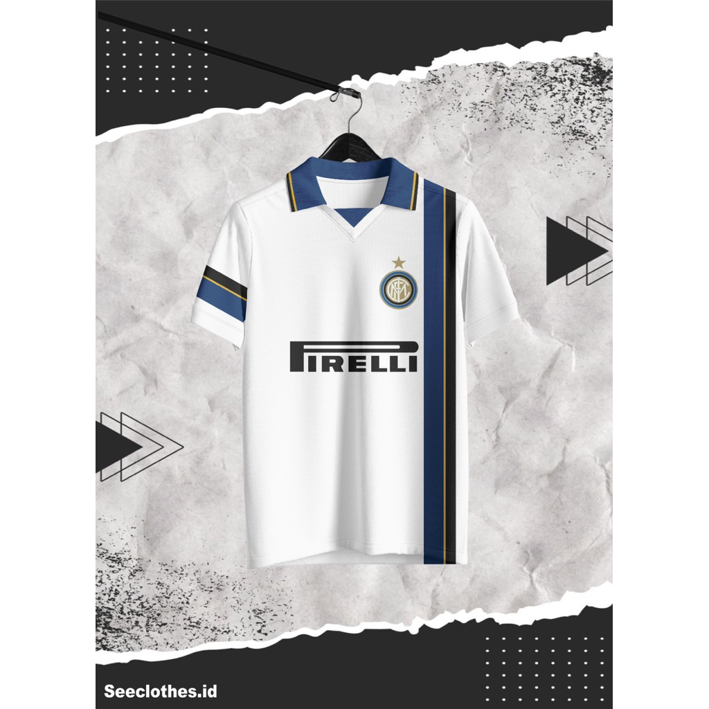 Jersey Vintage Retro Inter Milan 1997-1998 Away Kit Seeclothes.id