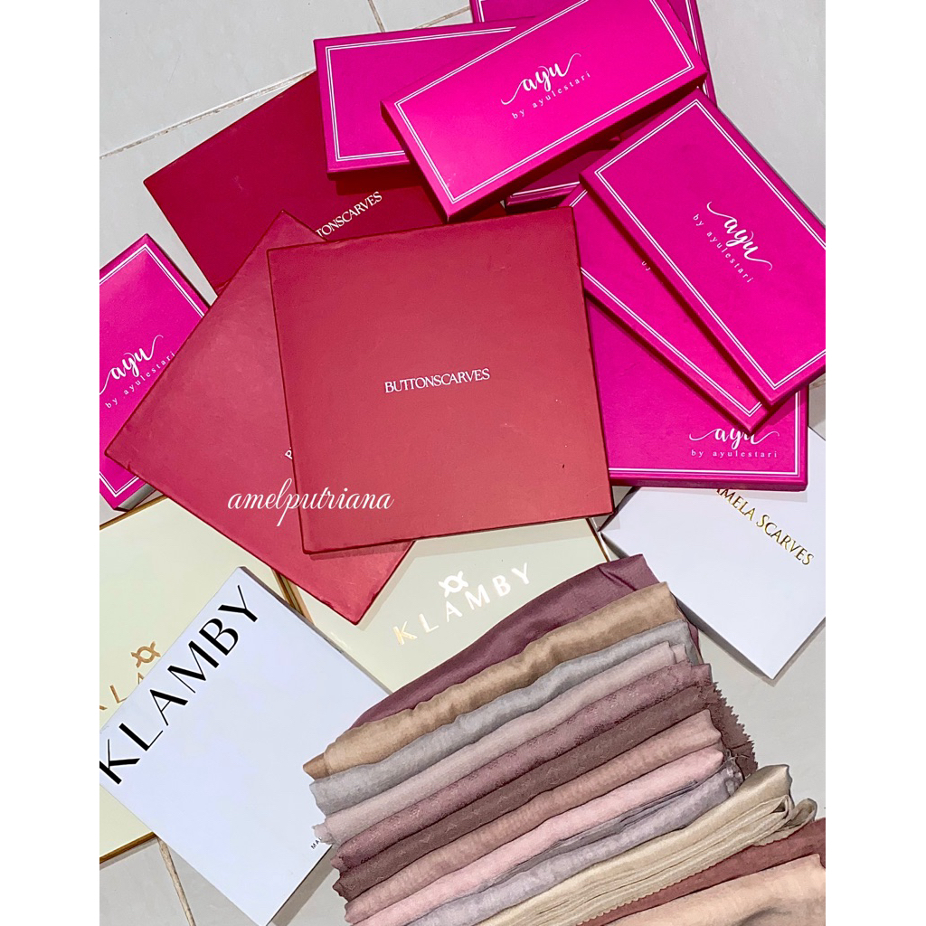 New & Preloved Nada Puspita Klamby ZytaDelia Ayu by AyuLestari with box