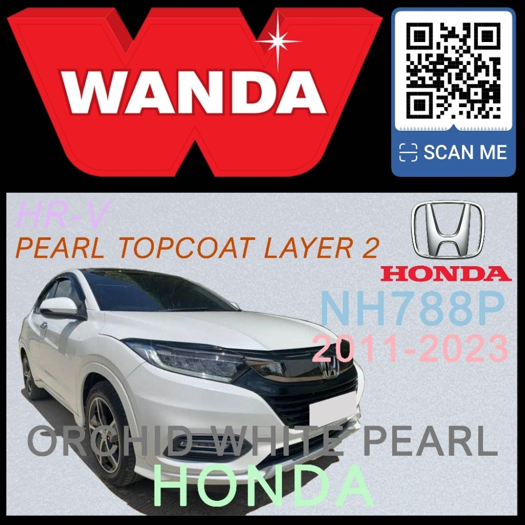 Cat Wanda Honda Orchid White Pearl NH788P 3 Coat