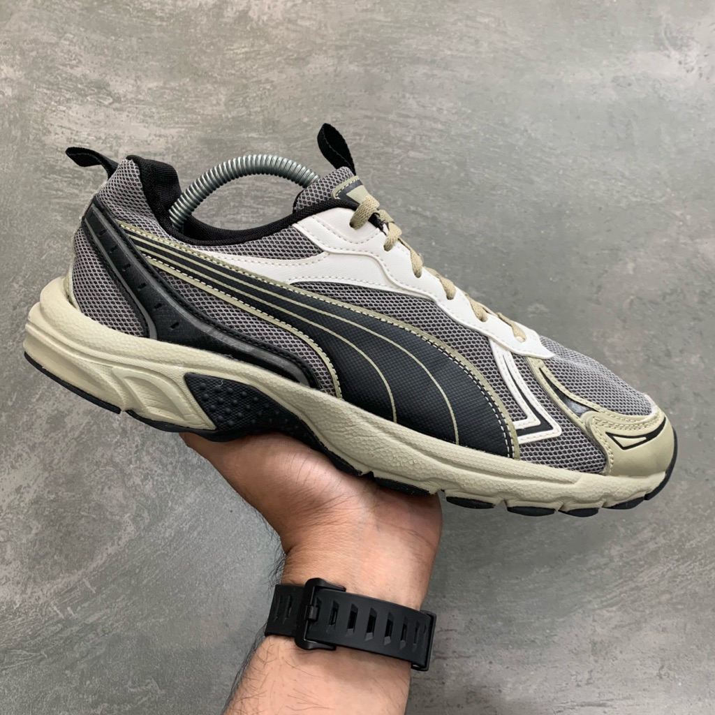 [Size 43] Rare Puma Milenio Tech Suede Grey Black Second Original Kondisi Mulus Nominus Like New. Ha