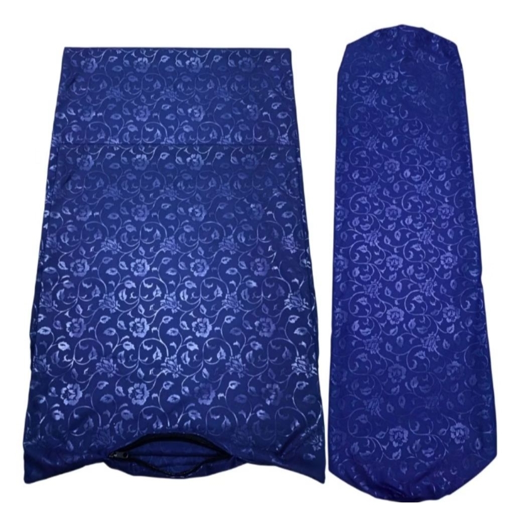 URUNG BANTAL Daleman Kapuk (Satu set) 2 Bantal 1 guling Motif Embos premium