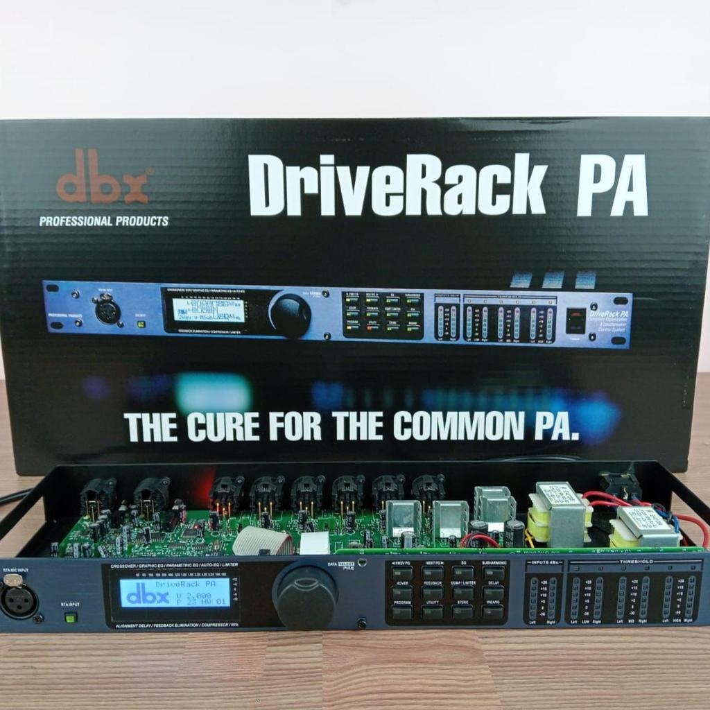 Speaker Management DBX PA Driverack DBX PA DLMS PA 3in 6out 3 Way Grade A Delay Fungsi IC Full