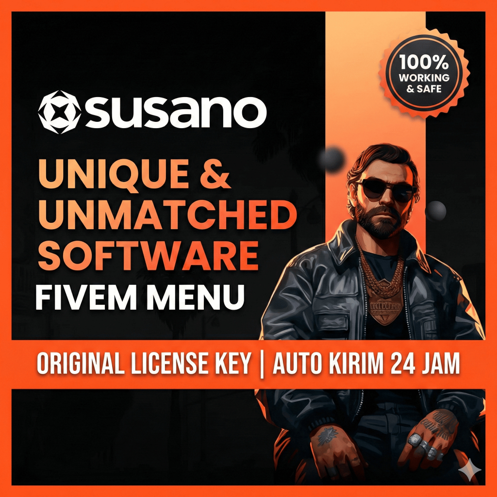 SUSANO FIVEM SOFTWARE - ORIGINAL LICENSE KEY