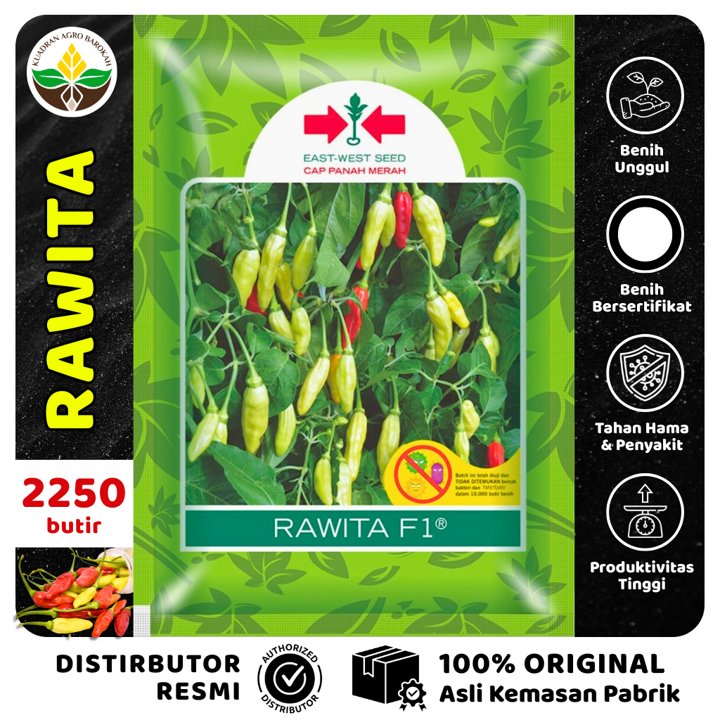 Benih Cabai RAWITA F1 2250 butir - Cap Panah Merah
