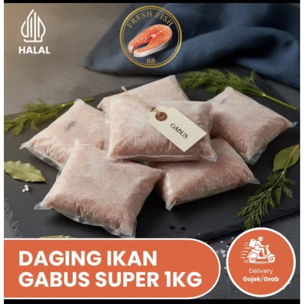IKAN GABUS GILING 1 KG | DAGING IKAN GABUS BERKUALITAS 1 KG | IKAN GILING GABUS MURNI 1 KG COCOK UNT