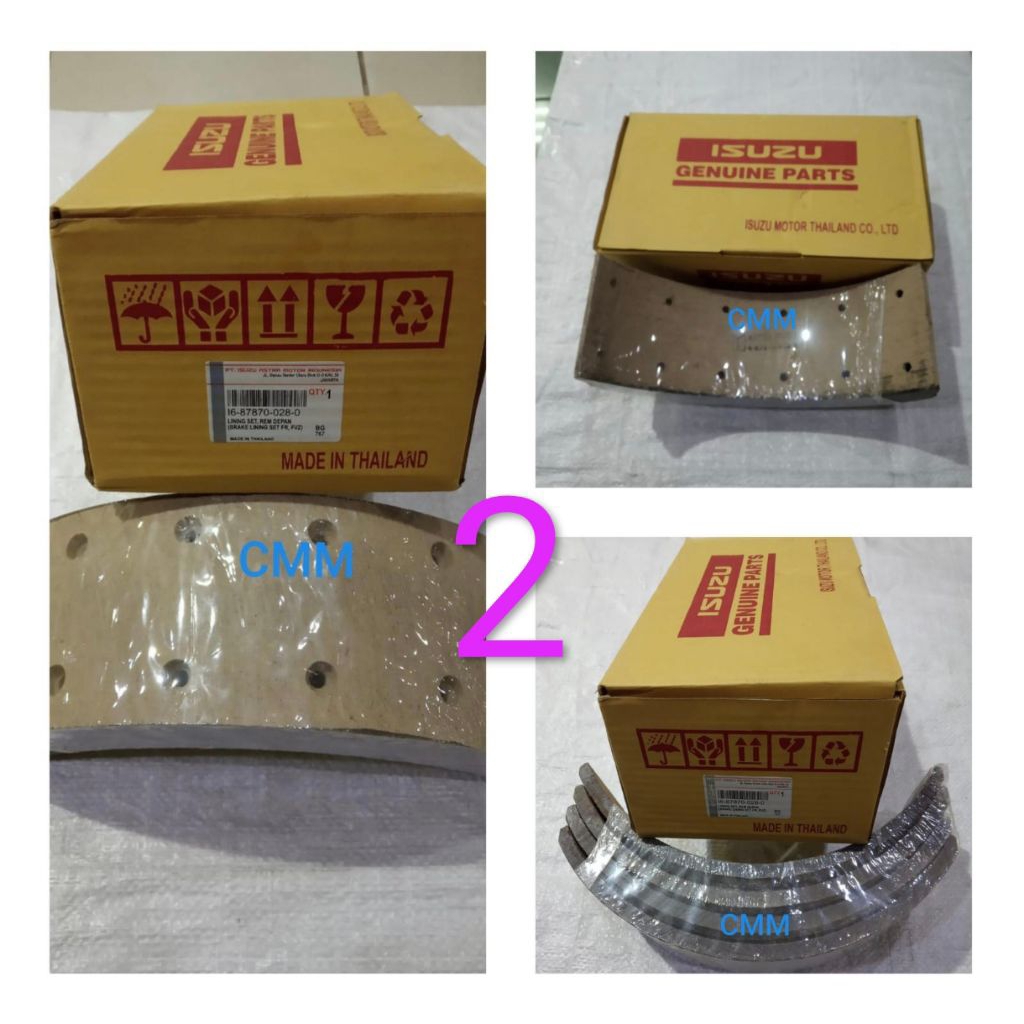 kampas rem depan brake lining isuzu nkr71/nkr66