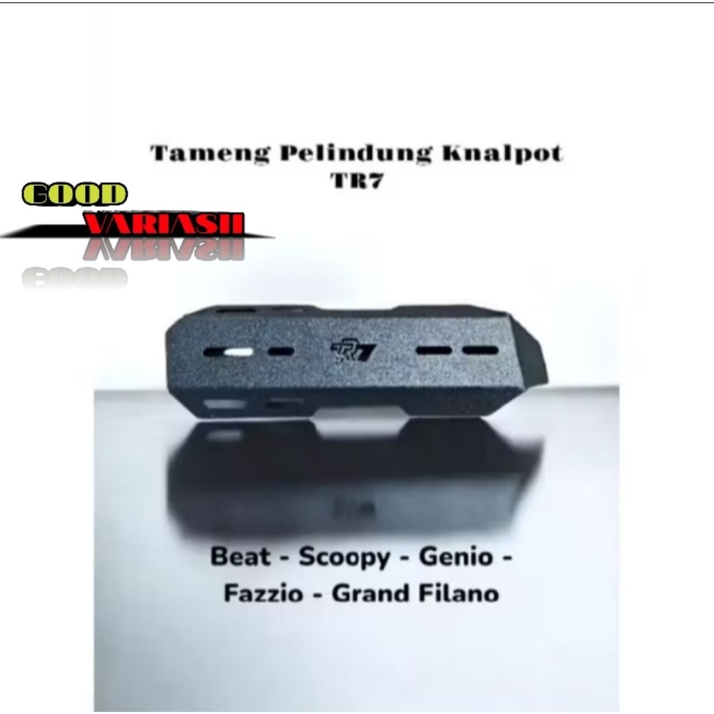(bisa cod)Cover//Tameng Knalpot Besi Hitam Exhaust Tameng Pelindung Knalpot Cover Knalpot Scoopy,Bea