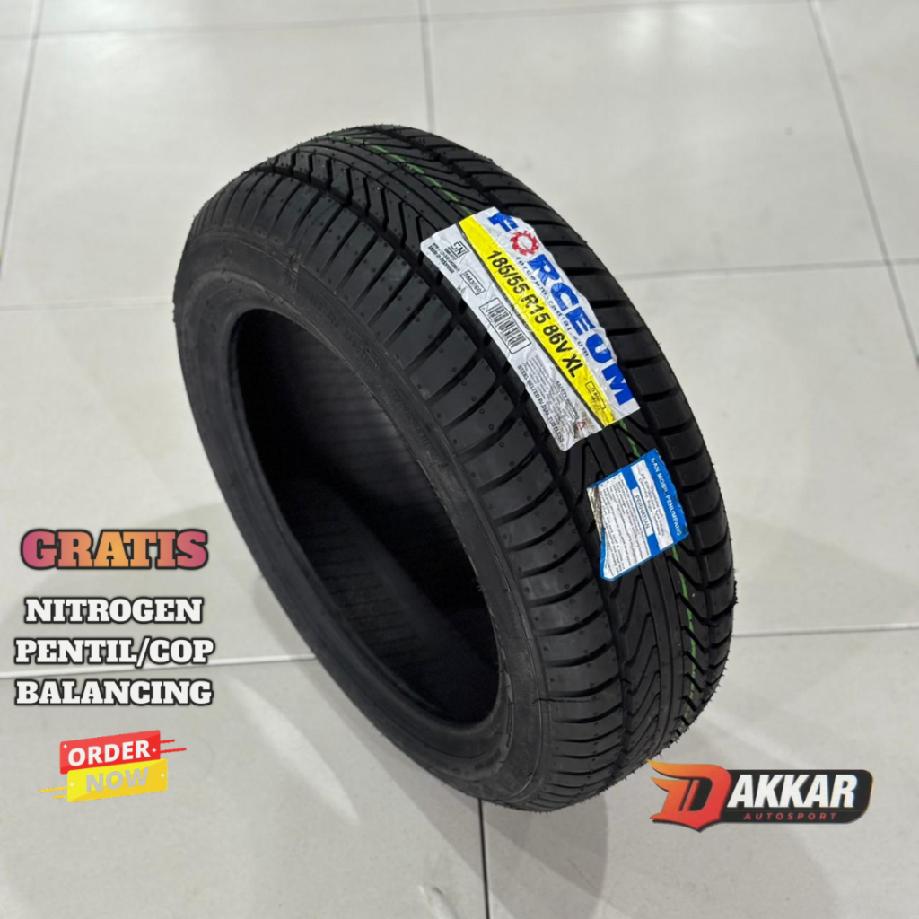 Ban Mobil Ring 15 Forceum D800 185/55 R15 Tubeles Ban Murah Ukuran 185 55 R15