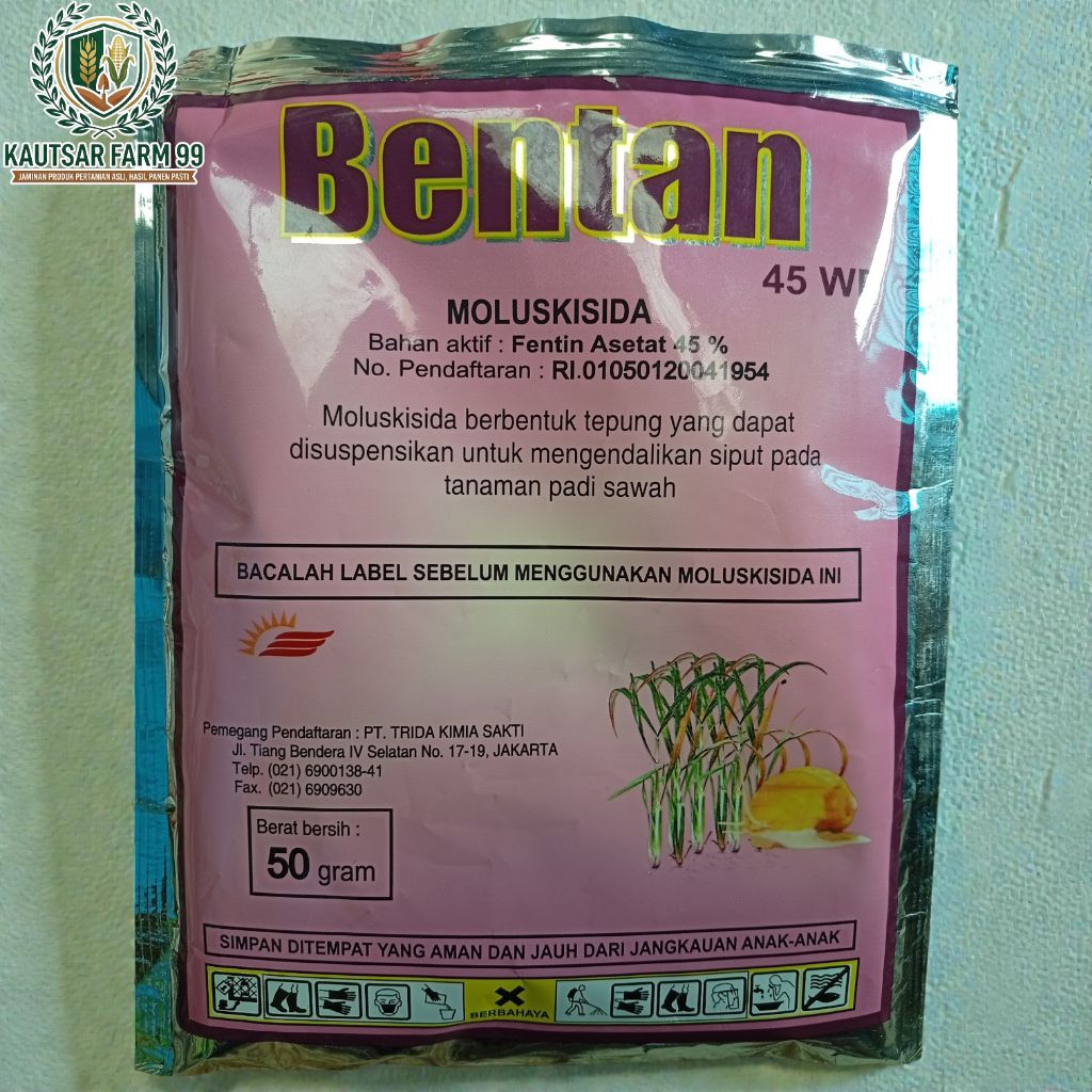 obat hama keong bentan 50 gram