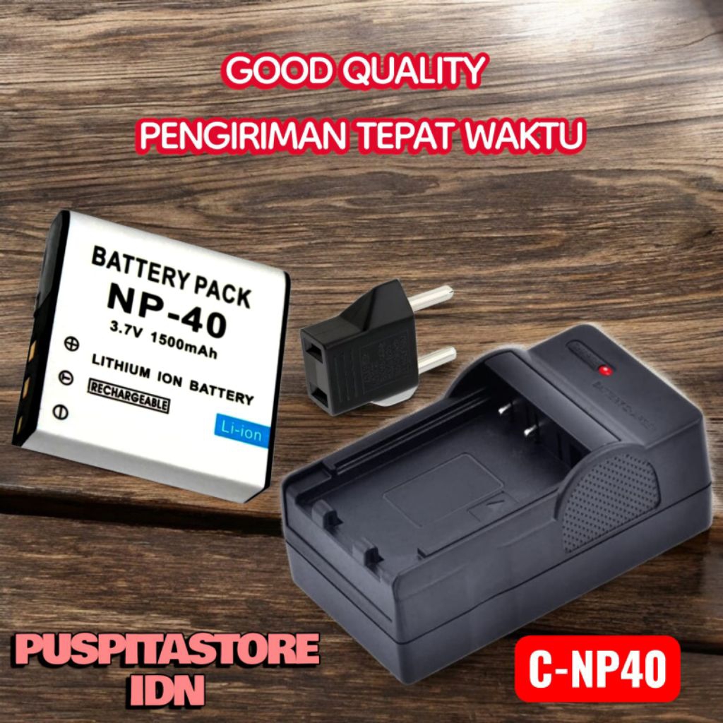 Charger & Baterai Casio Exilim EX Z30 Z300 Z40 Z450 Z50 Z55 Z57 Z600 Z650 Z700 - Casan Batre