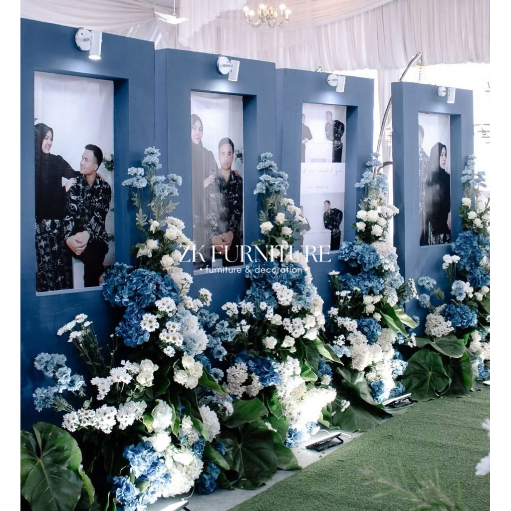 Papan Bingkai Backdrop Minimalis Bingkai Foto Backdrop Pelaminan Bingkai Pelaminan Dekorasi Triplek 