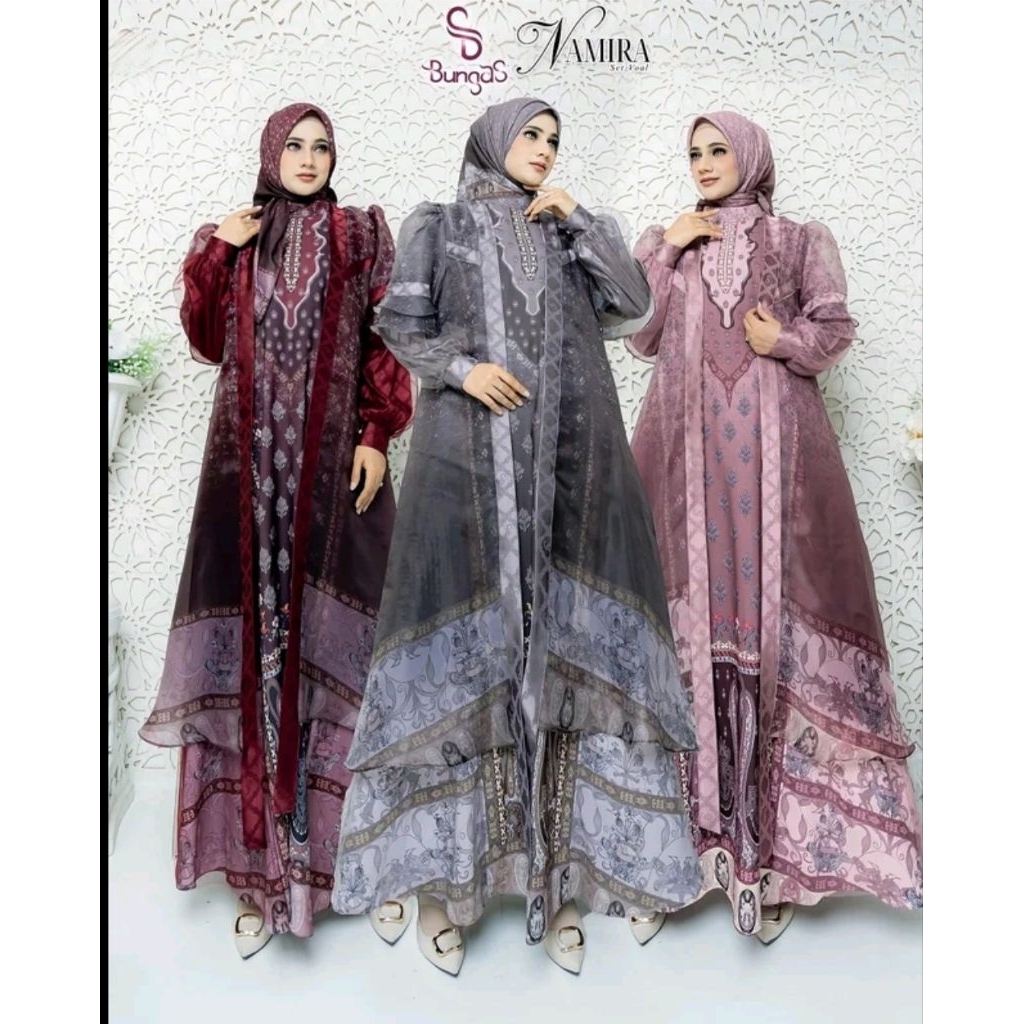 Gamis bungas Raya