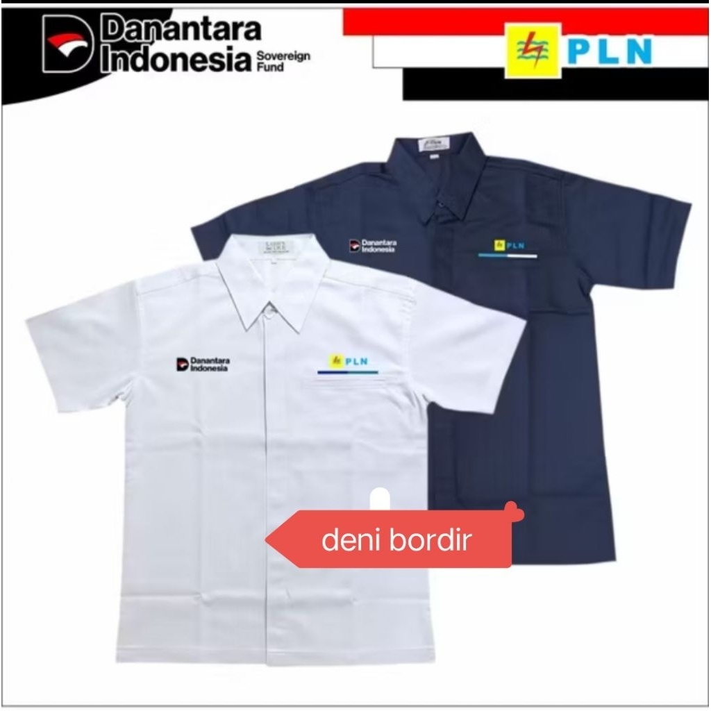 kemeja danantara PLN baju seragam danantara PLN