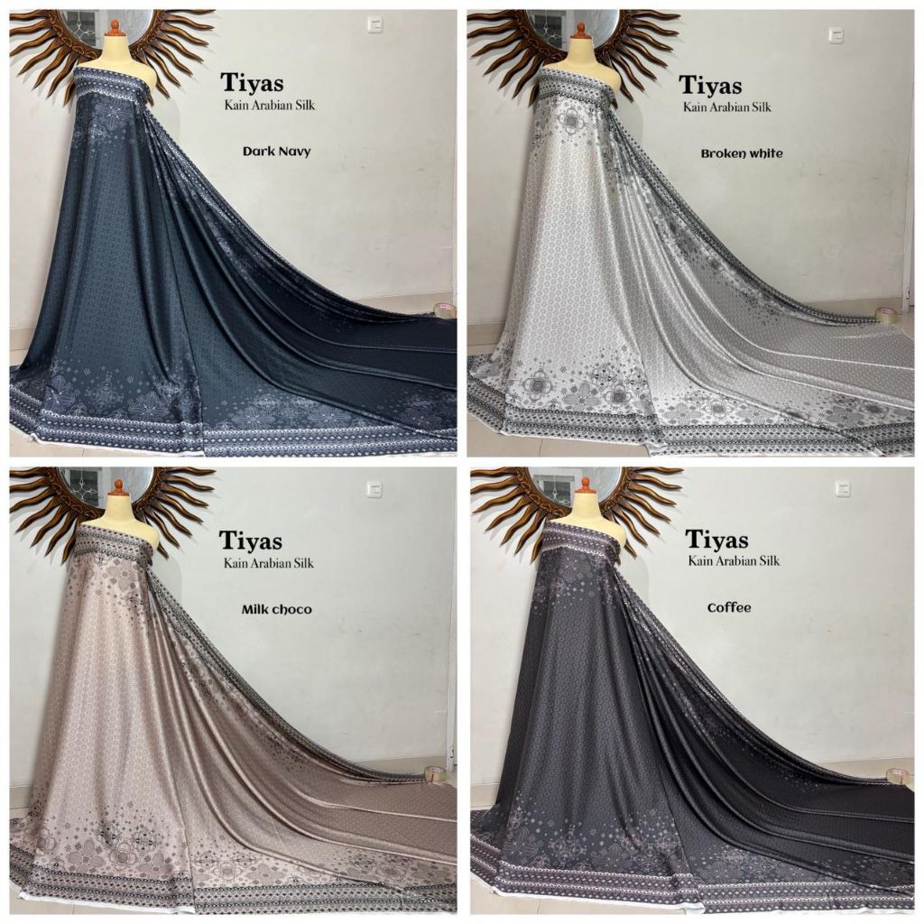 Bahan Kain Arabian Silk Tiyas/bahan kain arabian silk